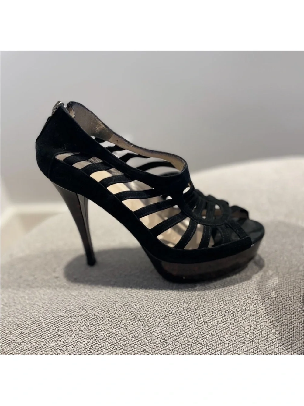 Bruno Magli Platform Peep Toe Heels